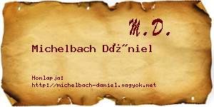 Michelbach Dániel névjegykártya
